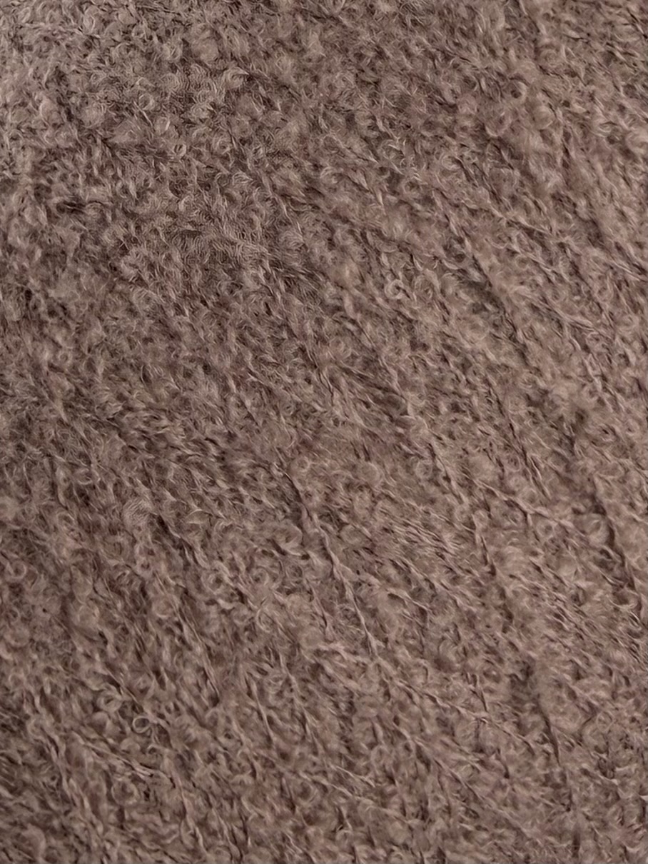 Zimpfer Wolle Selezione Art. Baby Yak Bouclerino Nm 1/10000 – Kaschmir Baby-Yak Garn col. Helltaupe